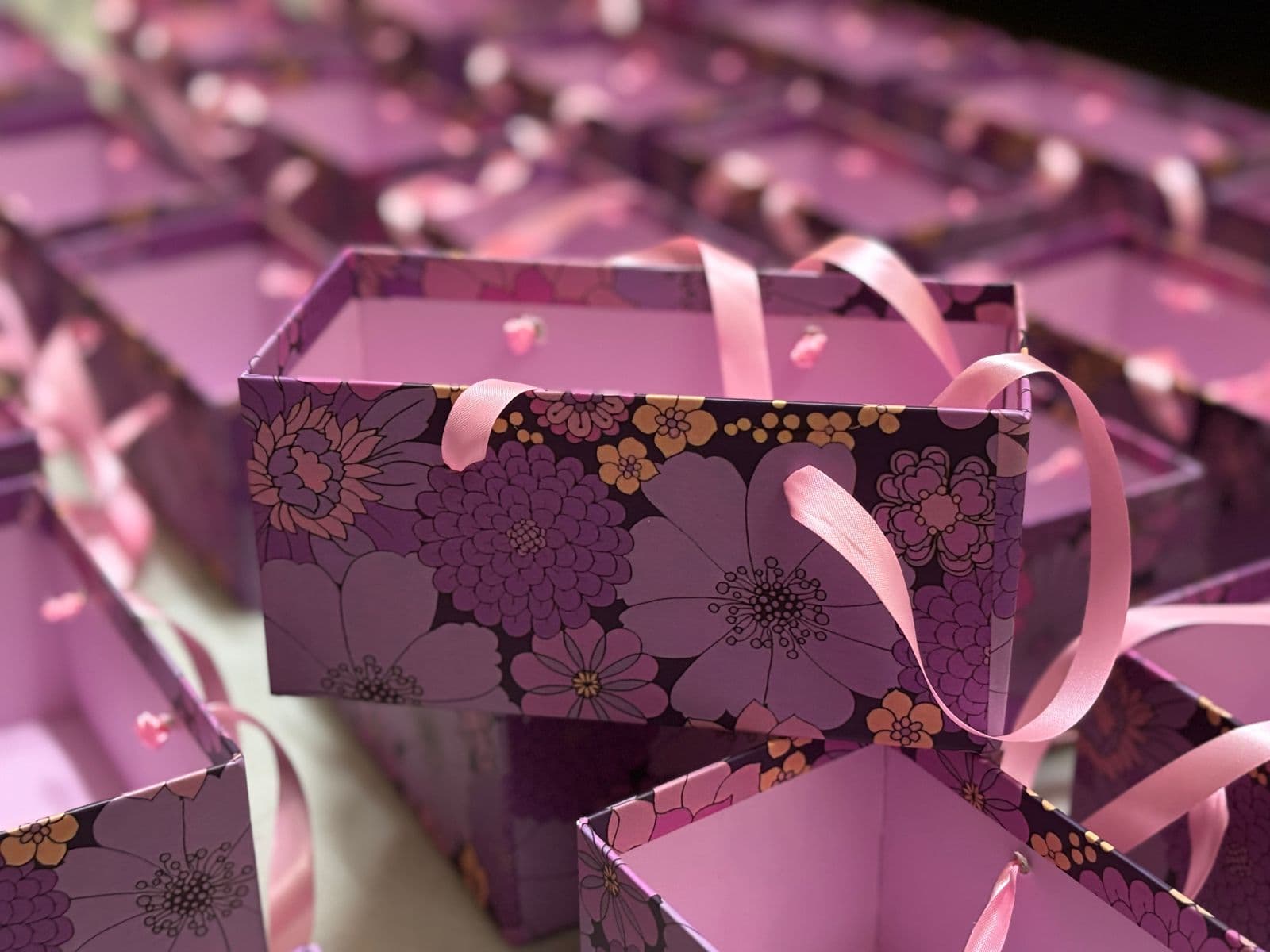 rigid boxes, paperbags, pouches, ribbons showcase picture packaging showcase